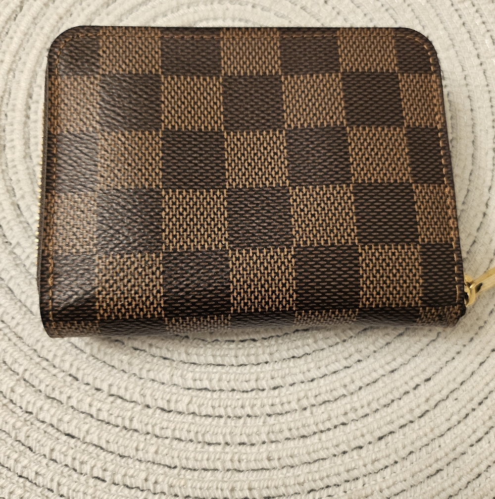Louis Vuitton Damier Ebene Zippy Coin Purse Wallet - Picture 2 of 13